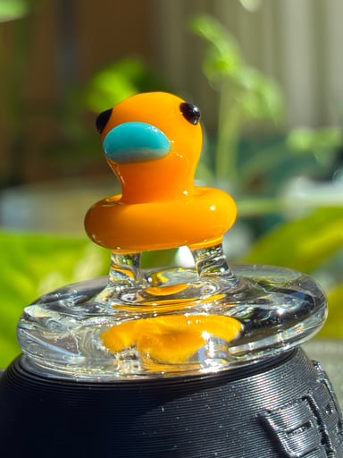 Preview pic of Yellow ducky carb cap