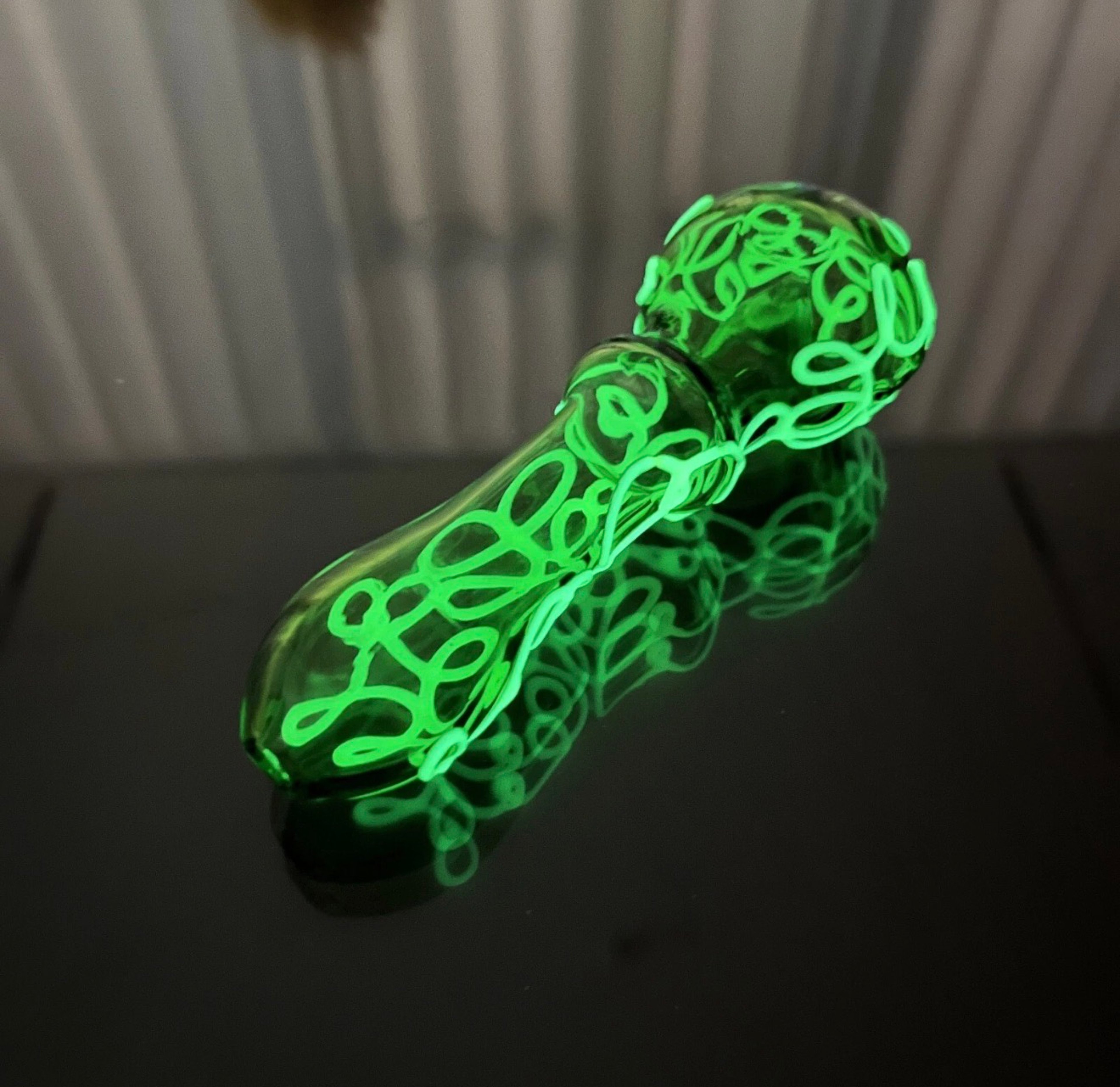 Green GLOW in the dark pipe image 0