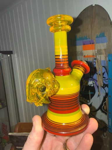 Preview pic of Snic Barnes cat skull mini tube