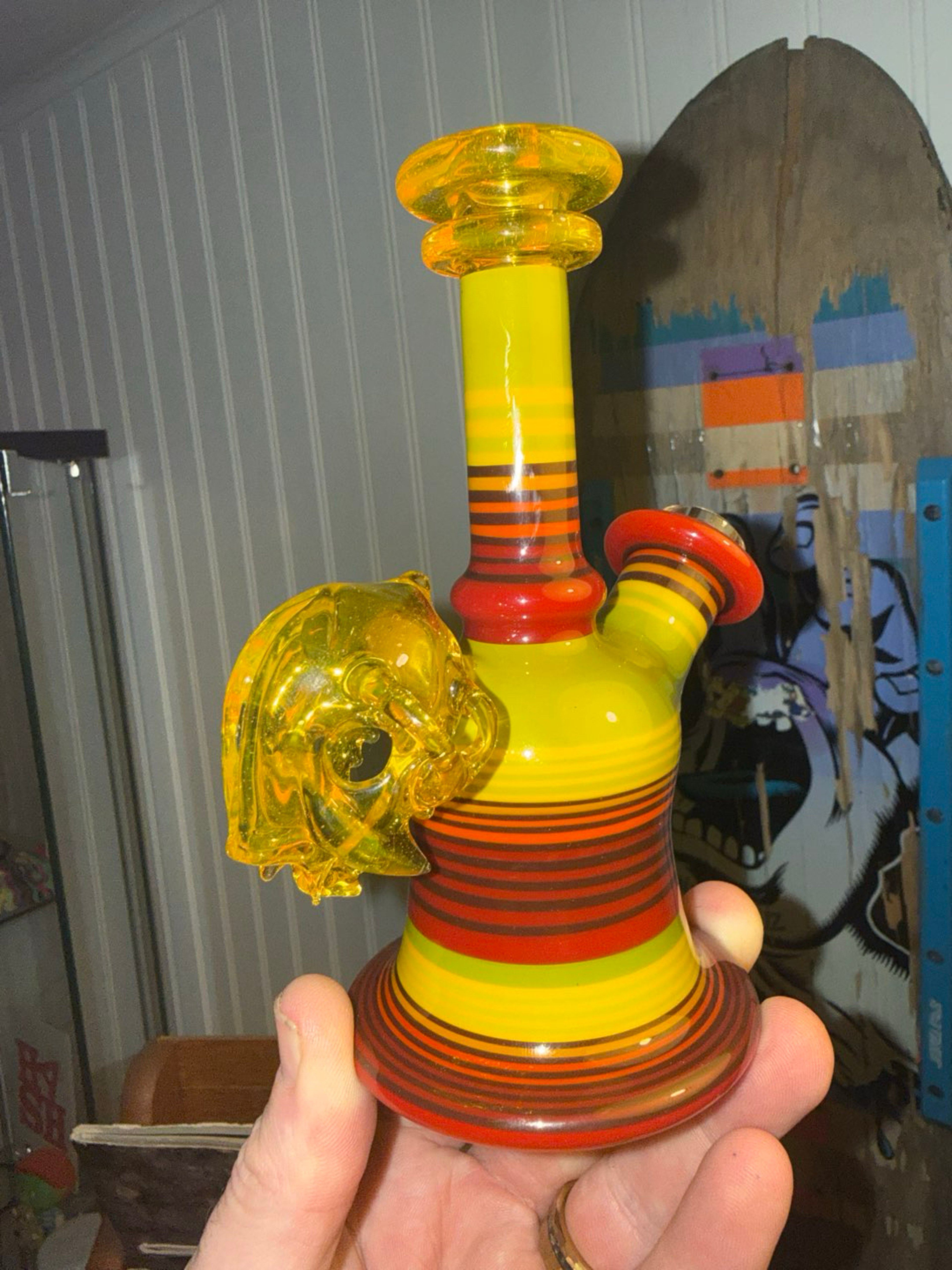 Preview pic of Snic Barnes cat skull mini tube