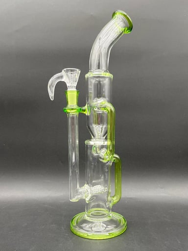 Preview pic of GREEK GLASS 16.5" RECYCLER 2.0 BONG