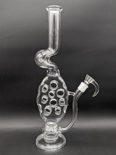 Preview pic of GREEK GLASS 18" SWISS TUBE 2.0 - SIDE FEEDER