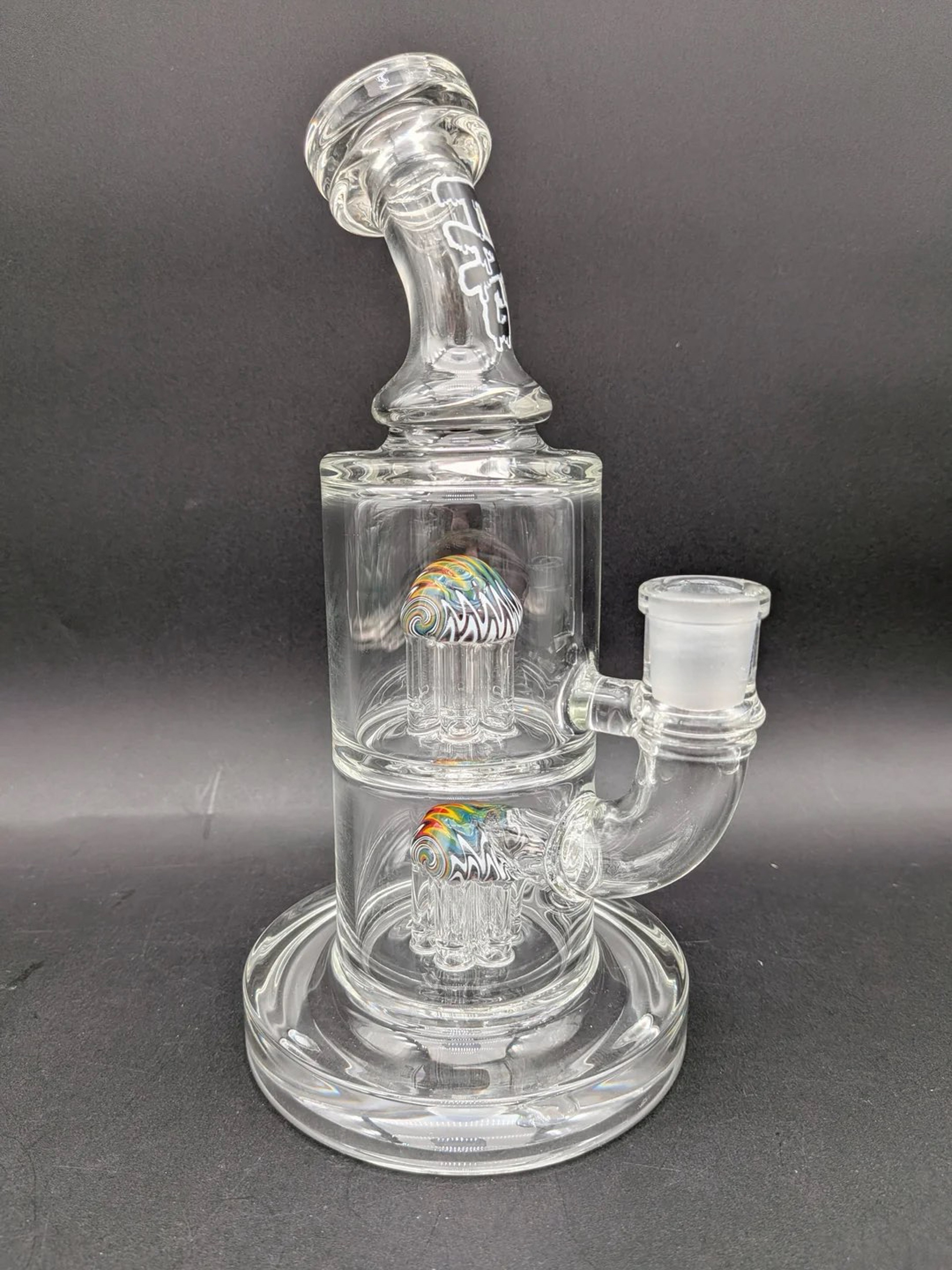 TAG - 8.5" BENT NECK FIXED DOUBLE 6-ARM TREE image 0