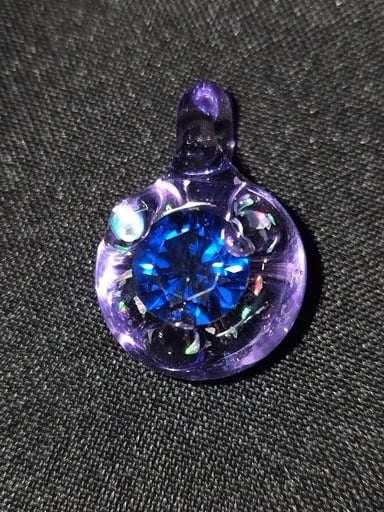 Preview pic of Venom crushed opal blue spinel gemset