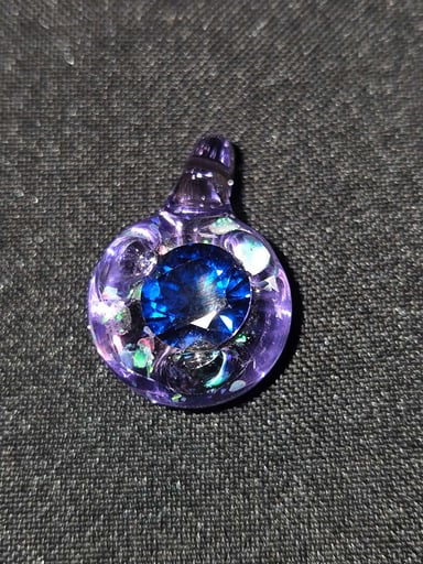 Preview pic of 2nd quality venom crushed opal w/ blue spinel