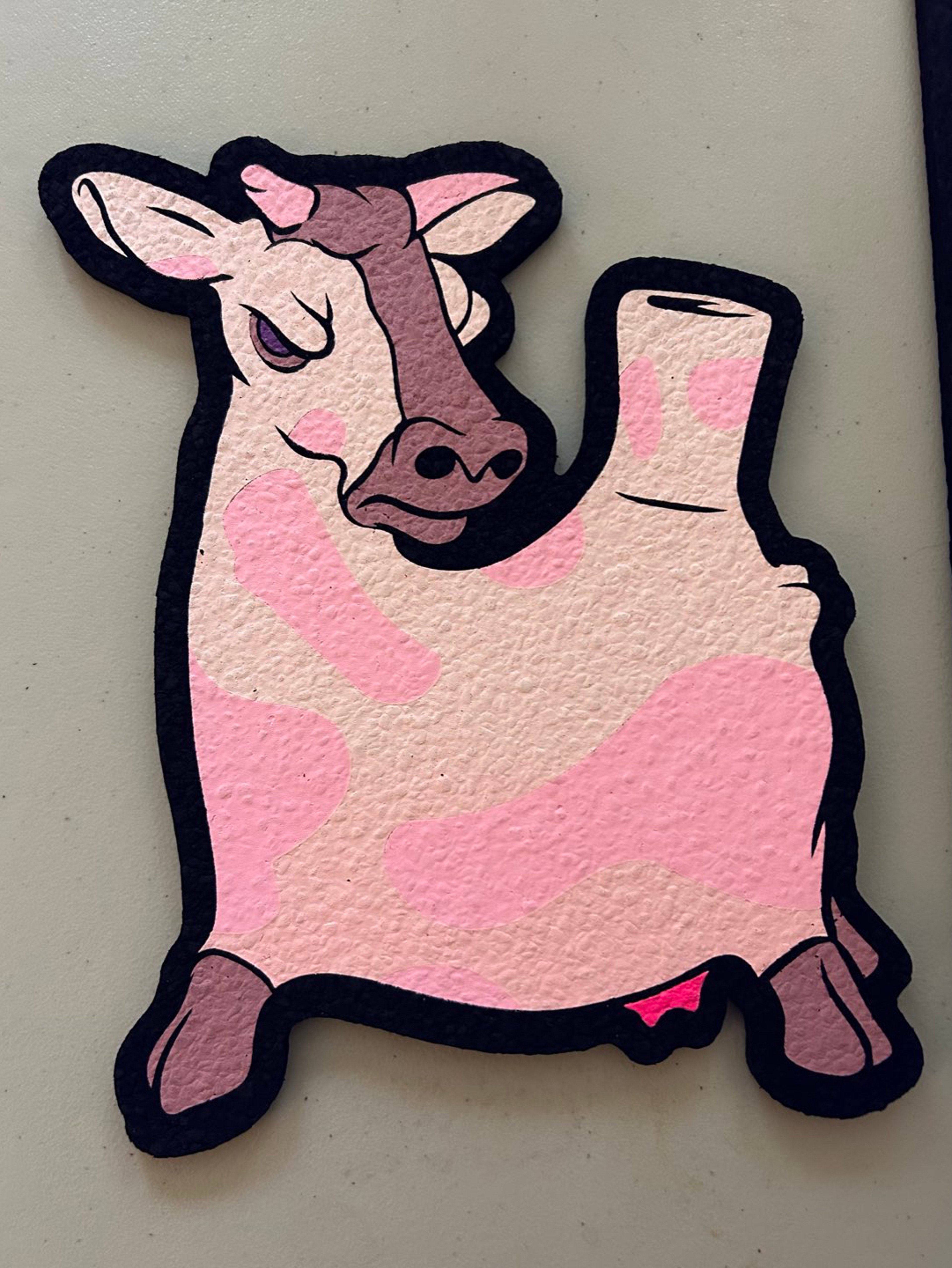Preview pic of Robertson Glass Strawberry Milk Cow Mood Mat (1/25)