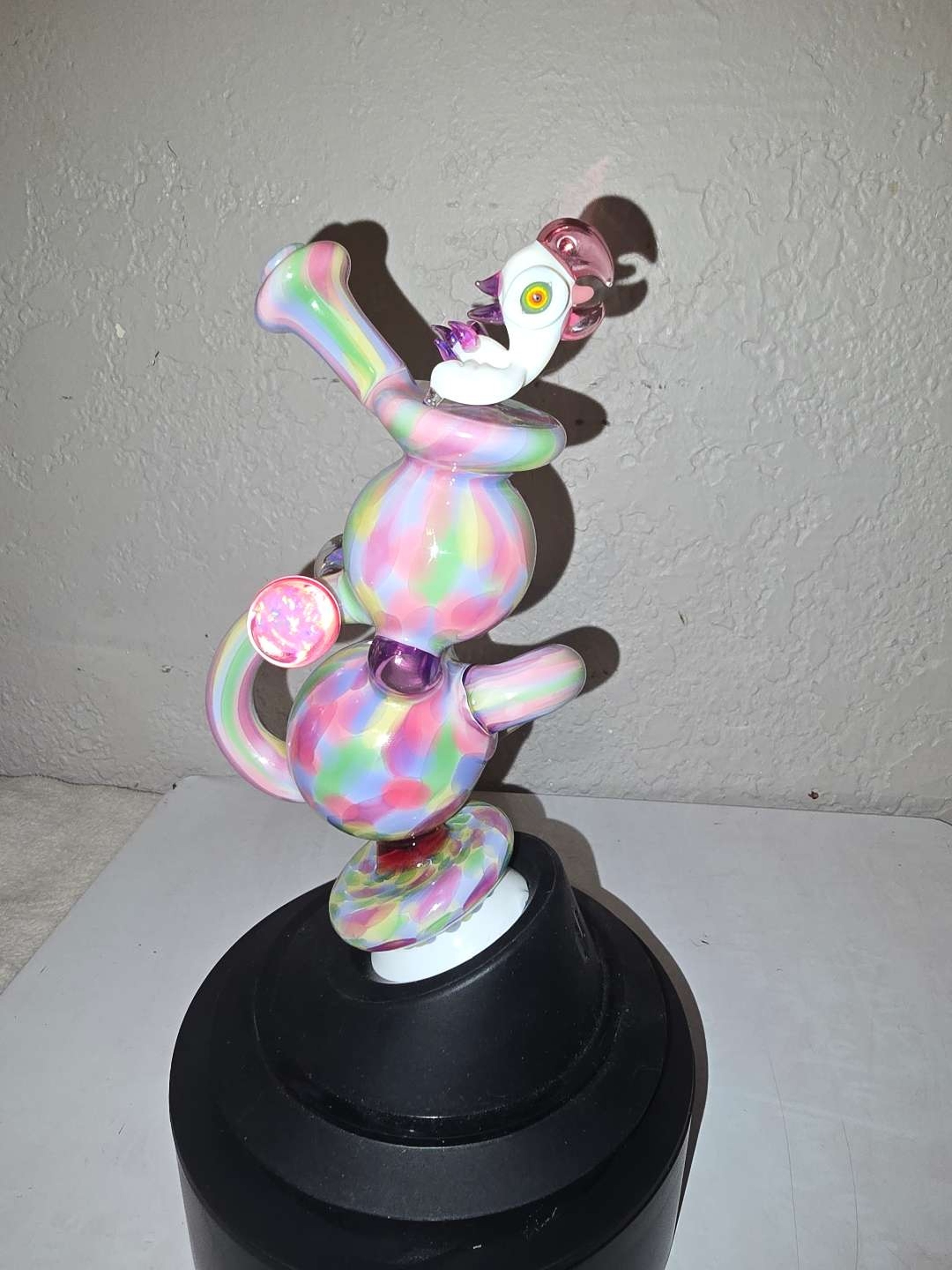 RJ Glass Puffco Top (Cotton Candy Tech 2024) with Joystick image 0