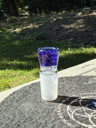 Preview pic of 18mm Hornless cobalt/dichro slide