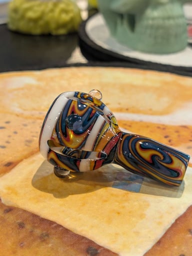 Preview pic of 18mm Worked Carved Slide 5
