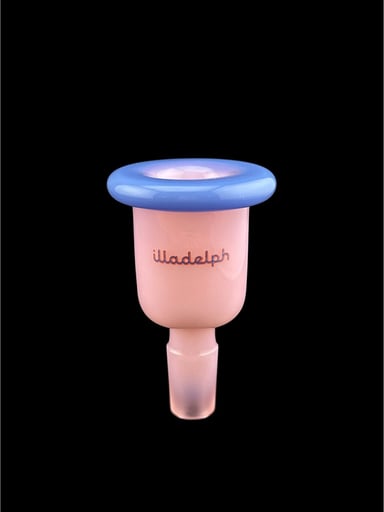 Preview pic of Brand New Pink Illadelph Encalmo 14mm Full Color Multi Hole Slide
