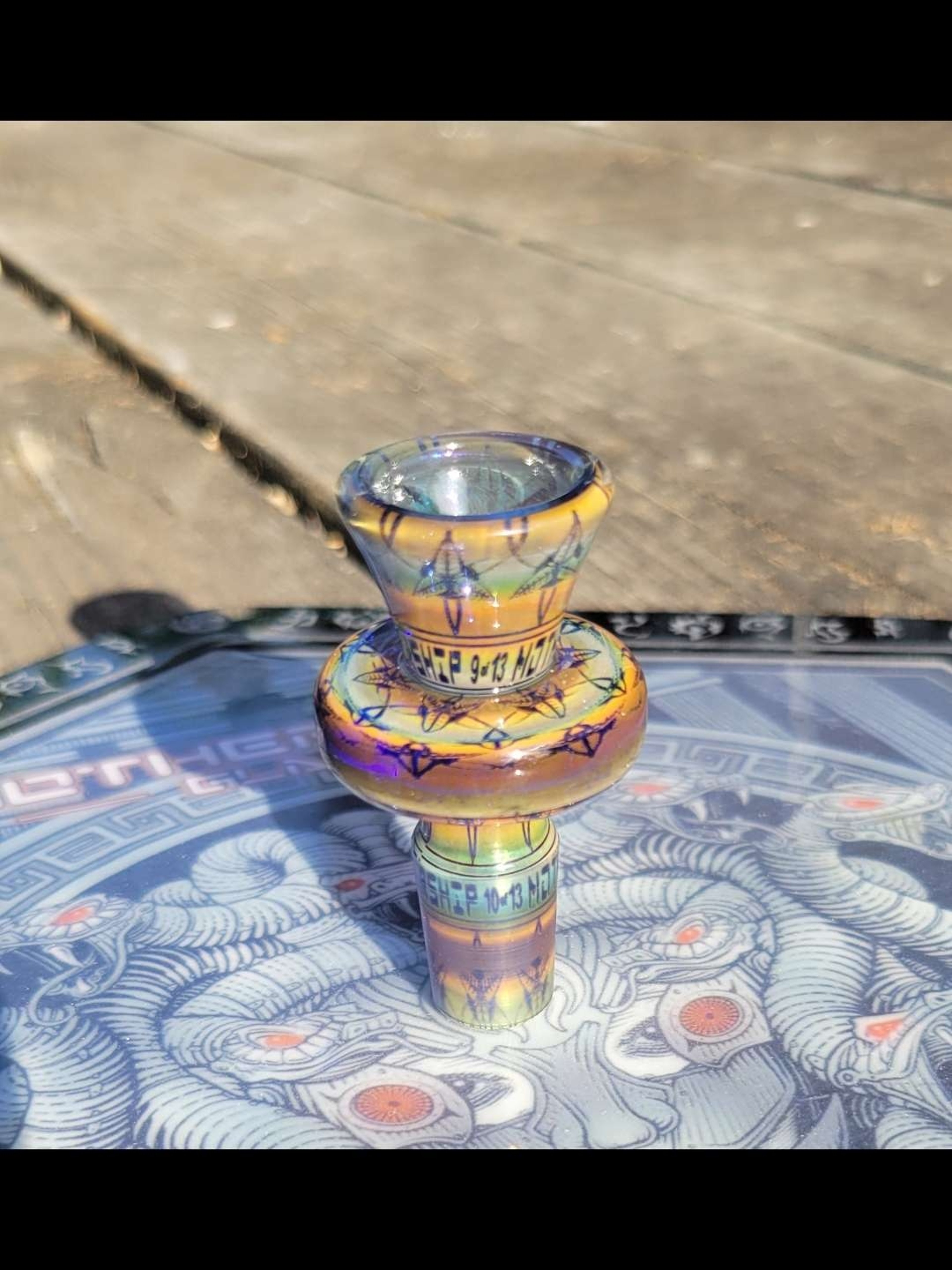 Preview pic of Mothership Lotus leaf pattern 14mm slide
