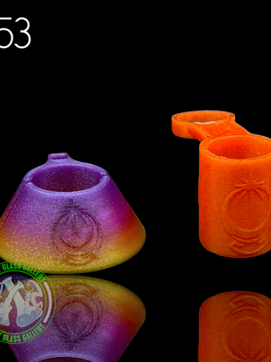 Preview pic of One Trick Pony - Pivot Tether/Stand #53 - Large - Orange/Purple/Gold