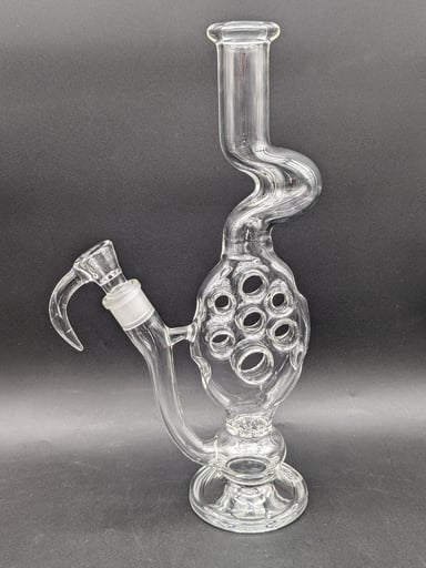 Preview pic of GREEK GLASS 13" MINI SWISS TUBE 2.0 - SIDE WINDER