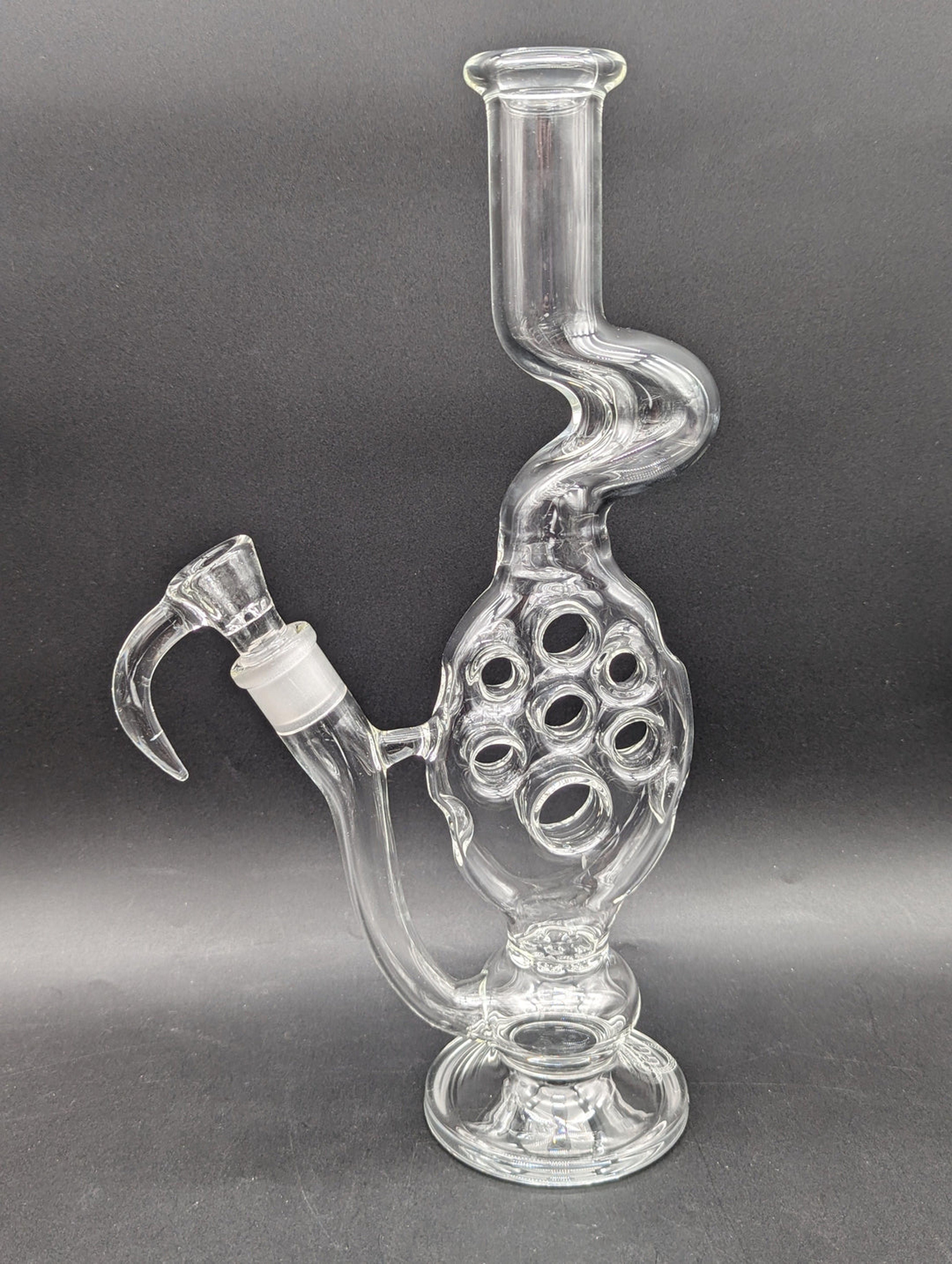 GREEK GLASS 13" MINI SWISS TUBE 2.0 - SIDE WINDER image 0