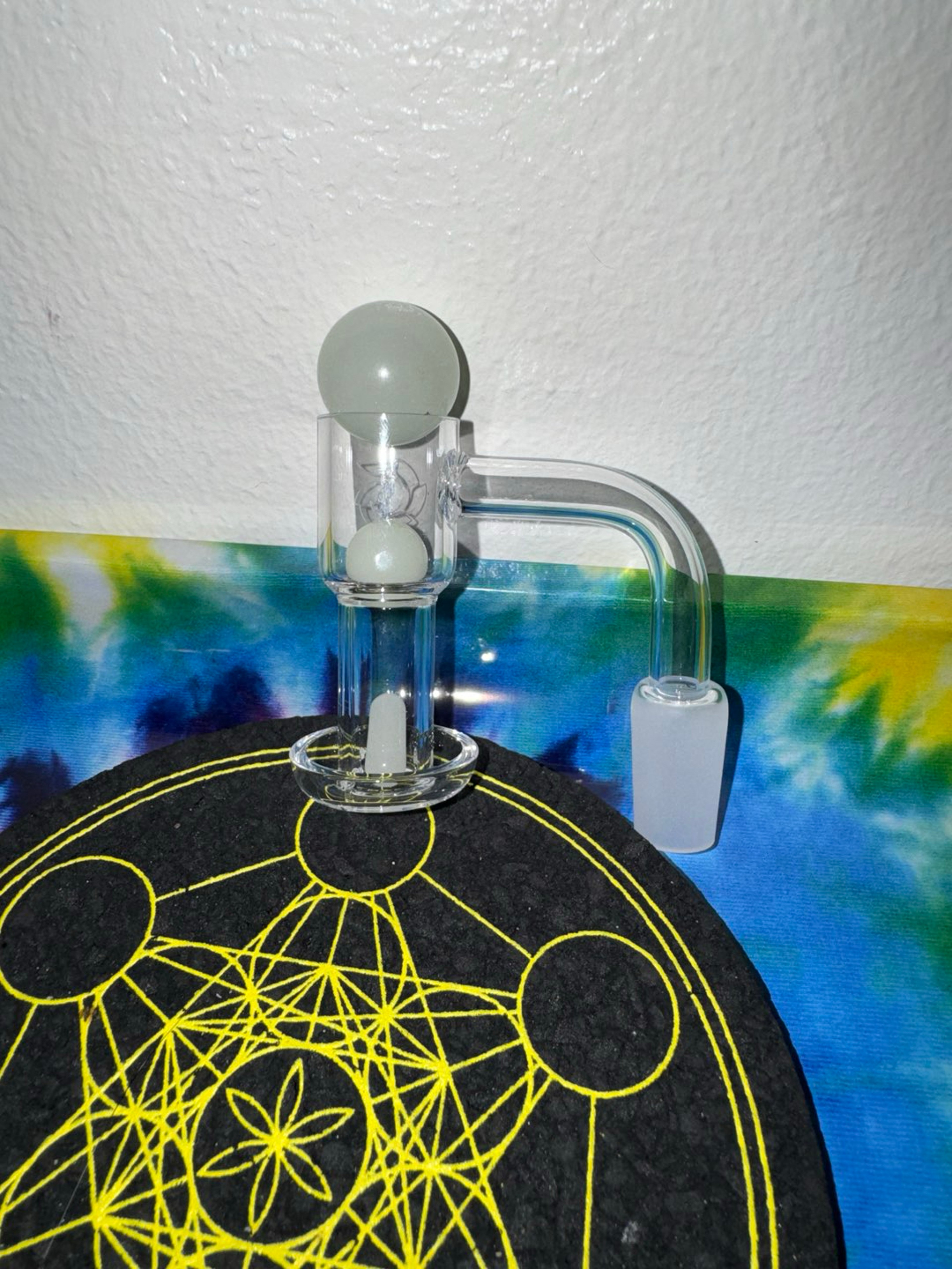 Preview pic of Glass House Quartz banger mini Terp vacuum kit