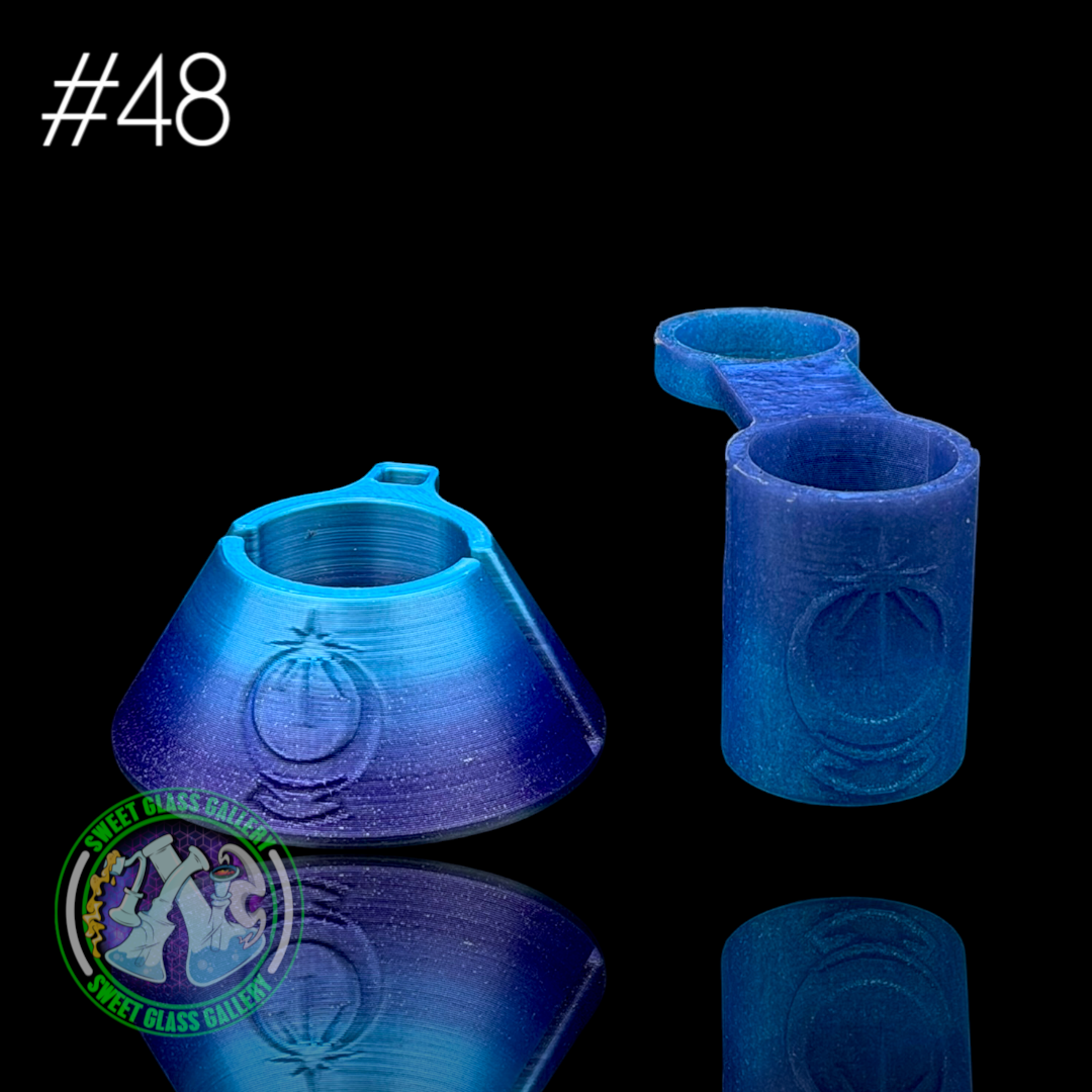 One Trick Pony - Pivot Tether/Stand #48 - Large - Blue/Purple image 0