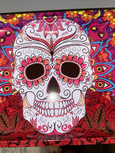 Preview pic of Large Rolling Tray Day of the Dead