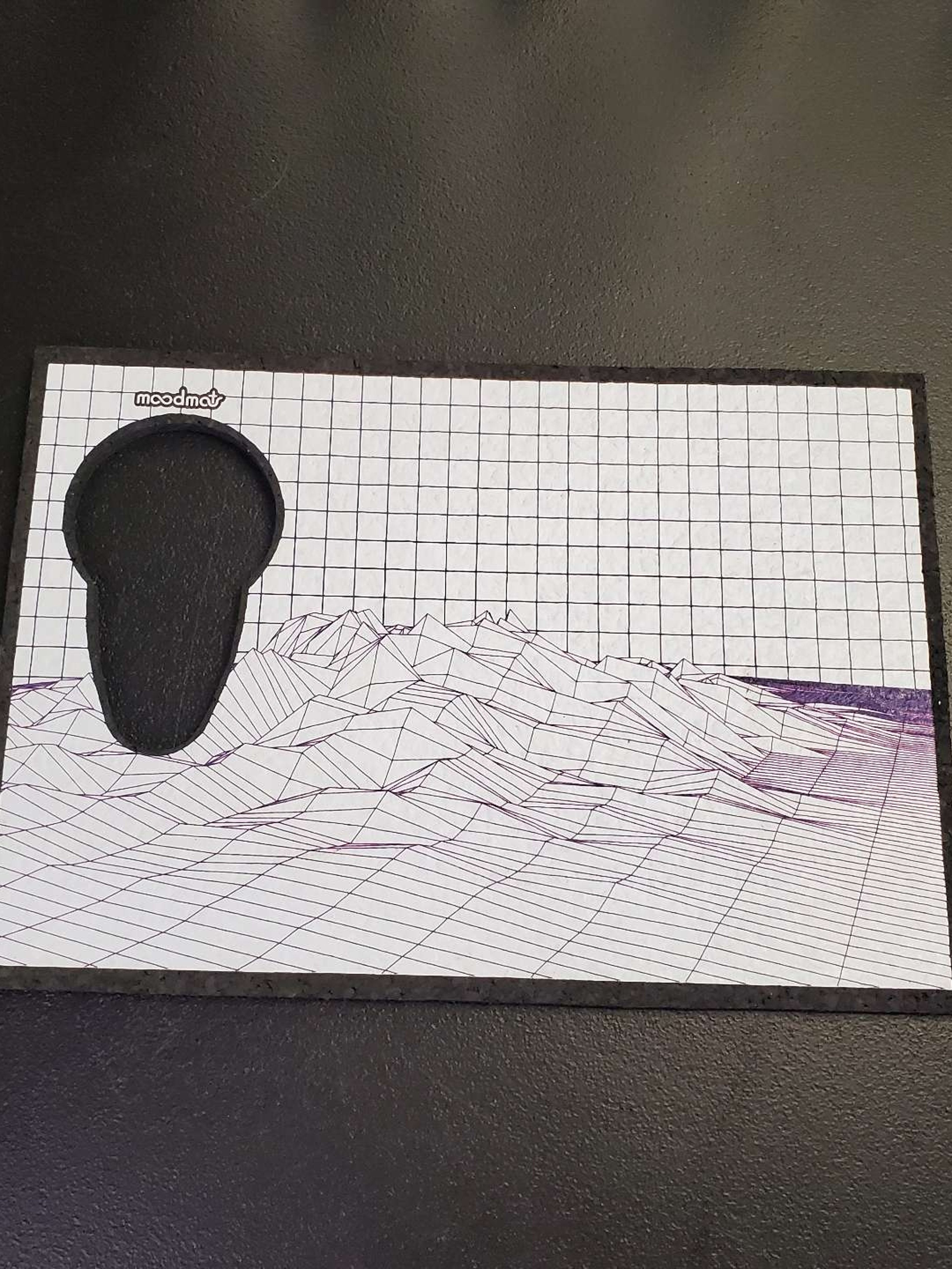 Preview pic of RARE Dabrite x Moodmat Double Sided White Topography 8×11ish