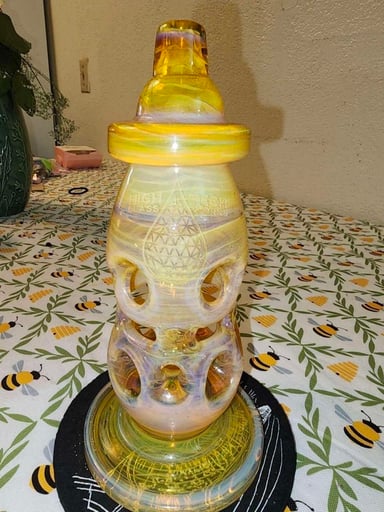 Preview pic of OG heady Hightech glass works cheese recycler baby bottle