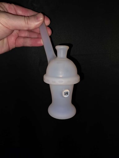 Preview pic of Custom by Evol! 1 of 1 kitty mib,Evol Glass  Dabbachino cup rig 2026+ Dab tool by dunkindabbers