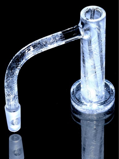 Preview pic of Black Market Glass x Highly Educated - Collab Control Tower MAX 2 Auto-spinning Surface Enhanced Blender w/ SE Pillar - 10mm/90° Joint