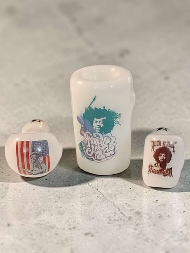 Preview pic of Jimi 3 Pipe Bundle Purple Haze USA Rock & Roll Forever