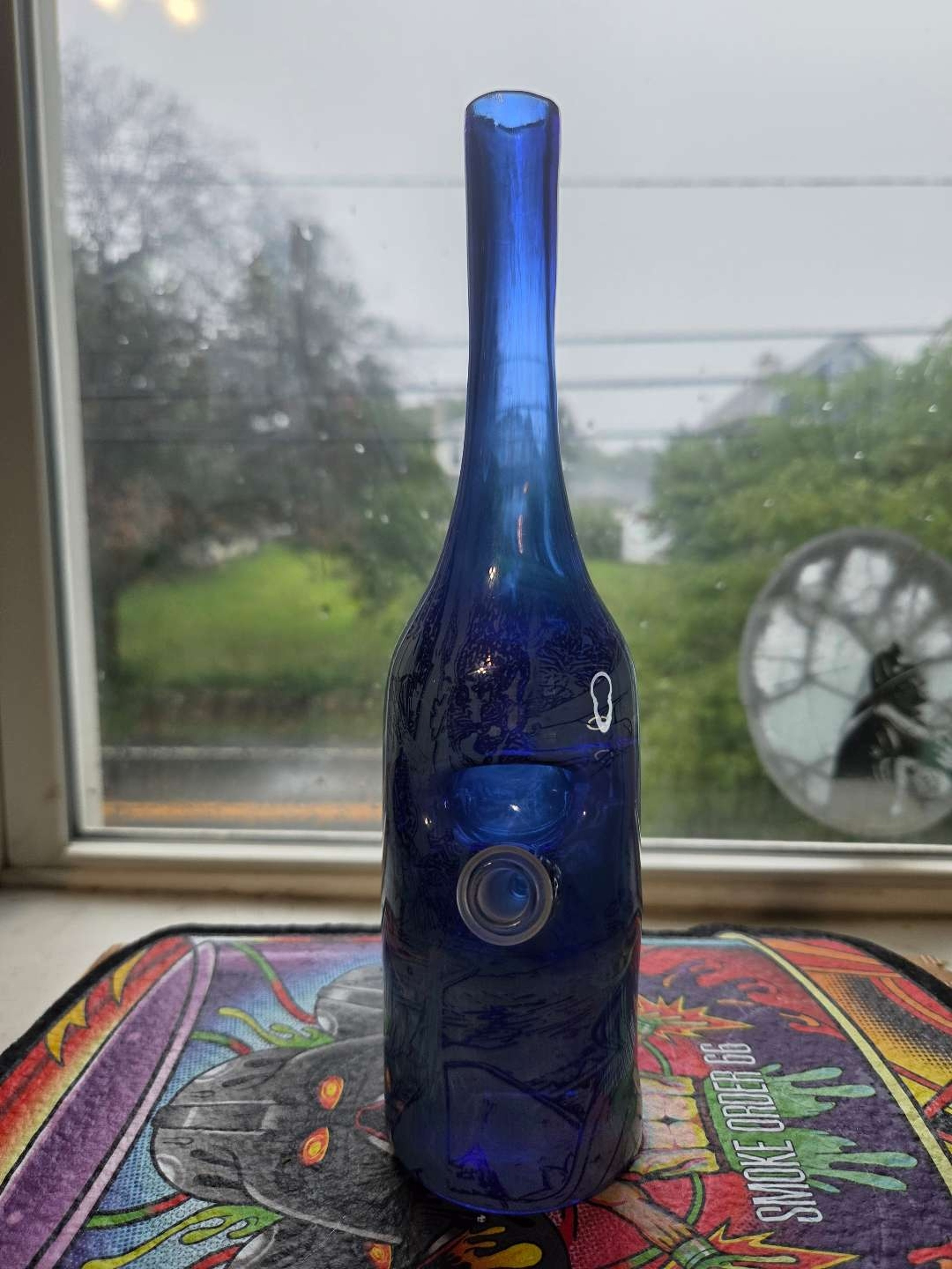 Preview pic of Lazer fumed sake bottle