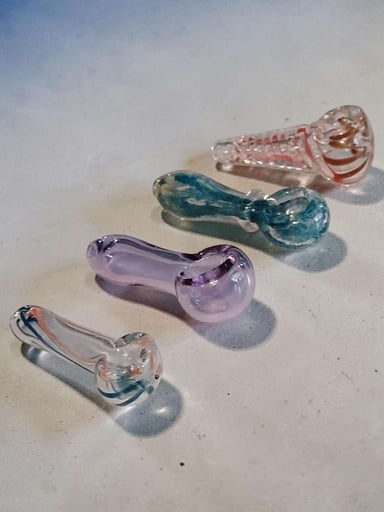 Preview pic of 4 Glass Pipe Combo Set 2.75"-3"