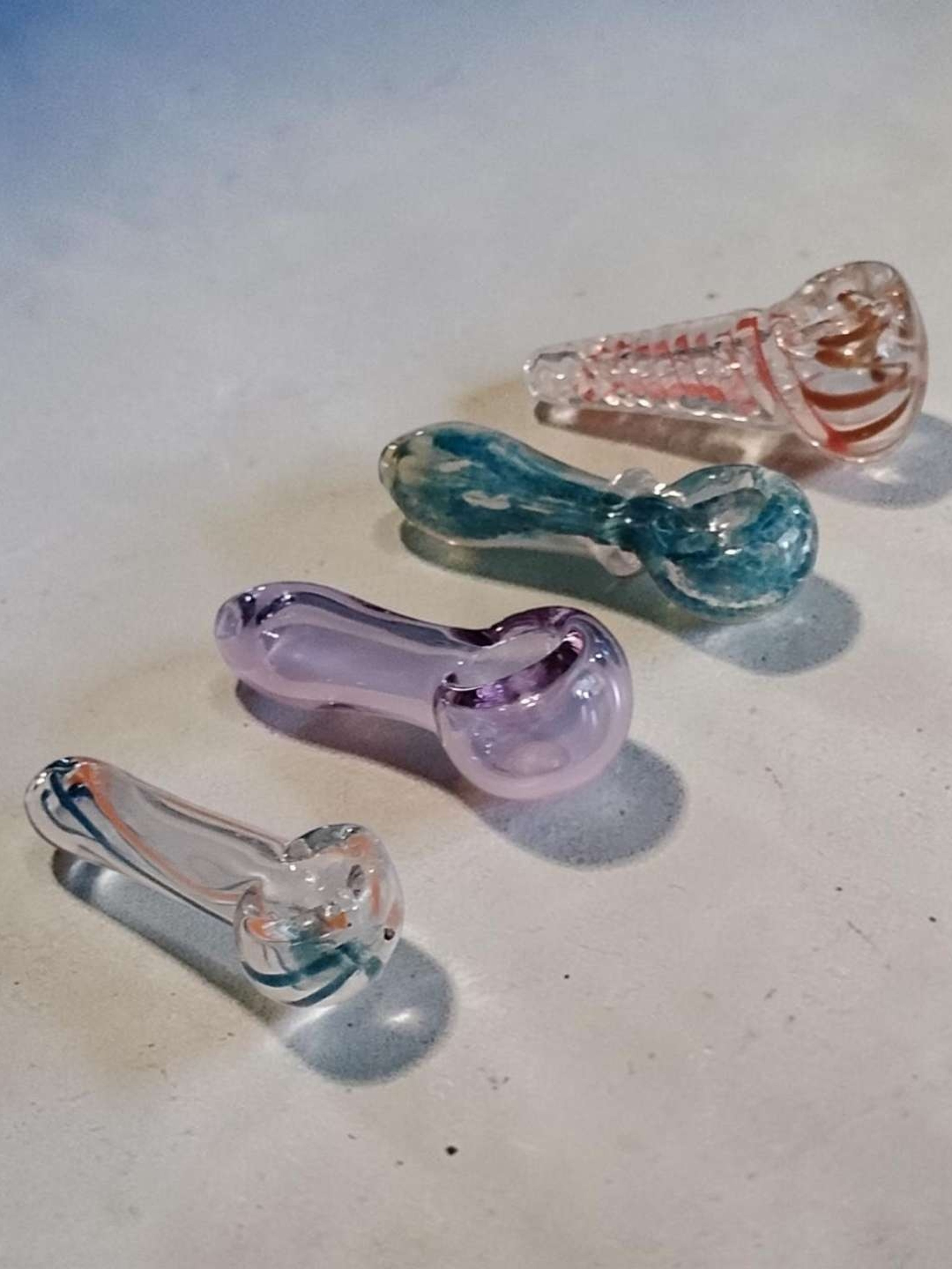 4 Glass Pipe Combo Set 2.75"-3" image 0
