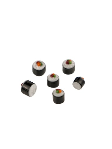 Preview pic of Navar Glass Triple Sushi Roll Pearl