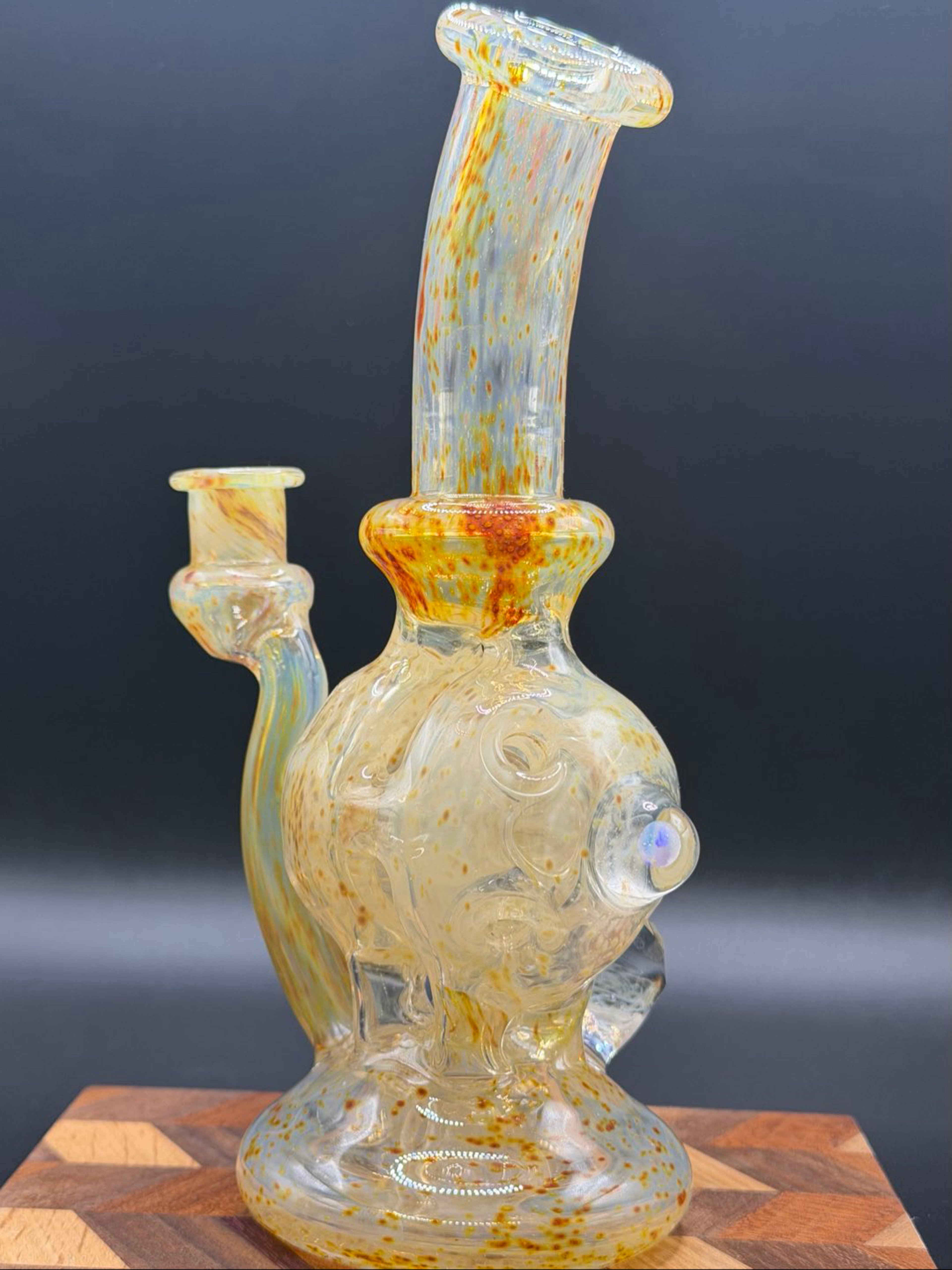 “C0smic Charlie” Fume Quasi Style FabEgg w/ Facets image 0
