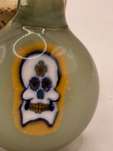 Preview pic of Día De Los Muertos Skull (Calavera) Pendant