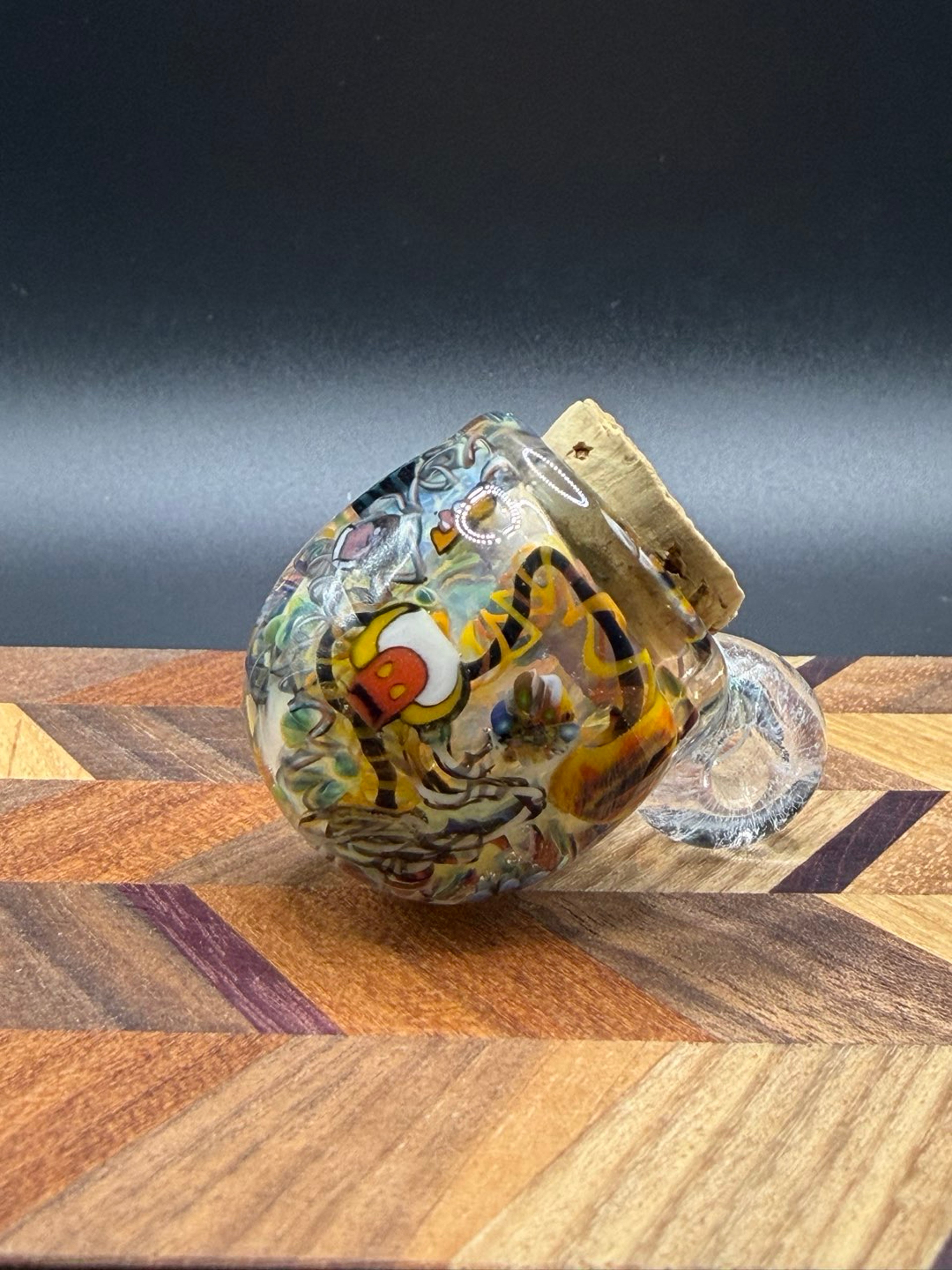 SiC Glass Millie Stash Jar Pendant image 0