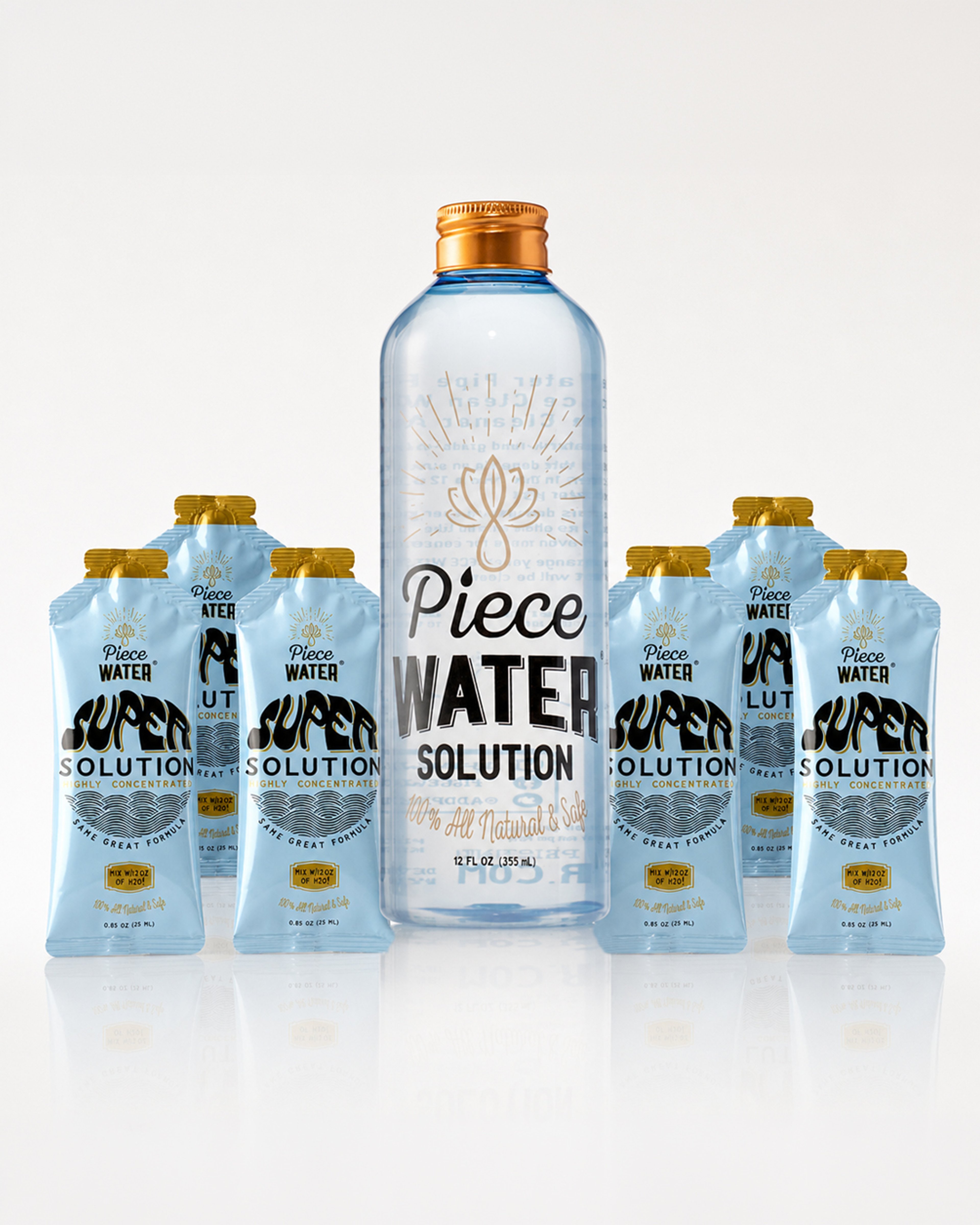 Preview pic of Piece Water Super Solution Starter Kit | Keep Glass Clean + Smoother Hits