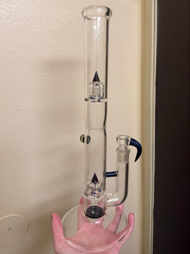 Preview pic of Sovereignty Glass imperial redux PA matching slide (amber purple x galaxy) w/ Millie