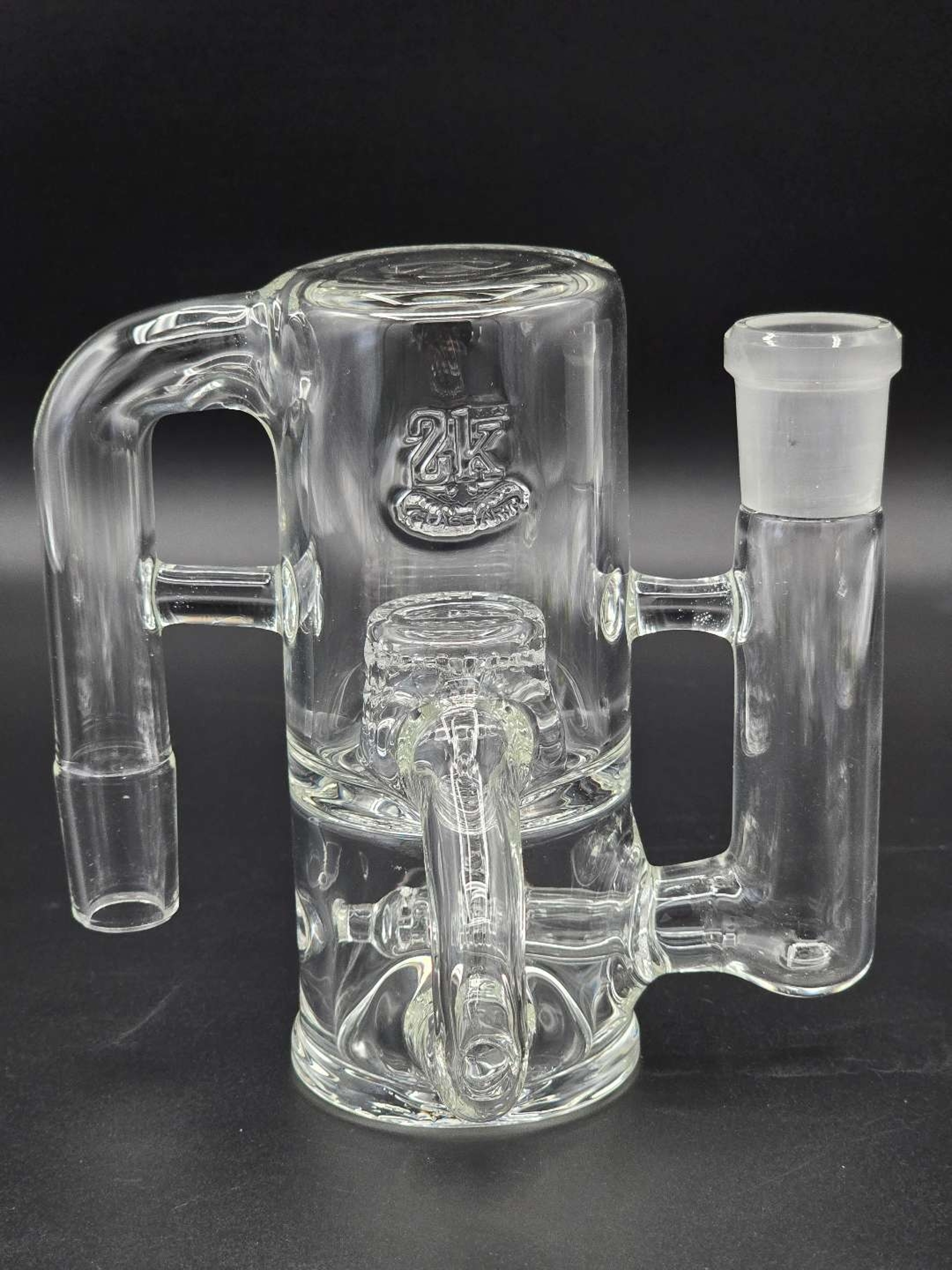Preview pic of 2k Glass Art 18mm/ 90° Ashcatcher Recycler