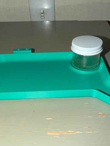Preview pic of Roll tray with jar holder