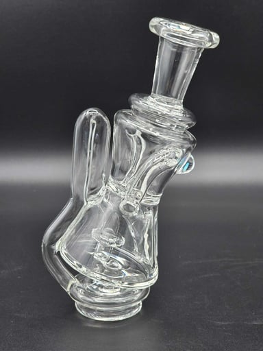 Preview pic of Roots Glass Opal Gilly Recycler Puffco Peak Attachment