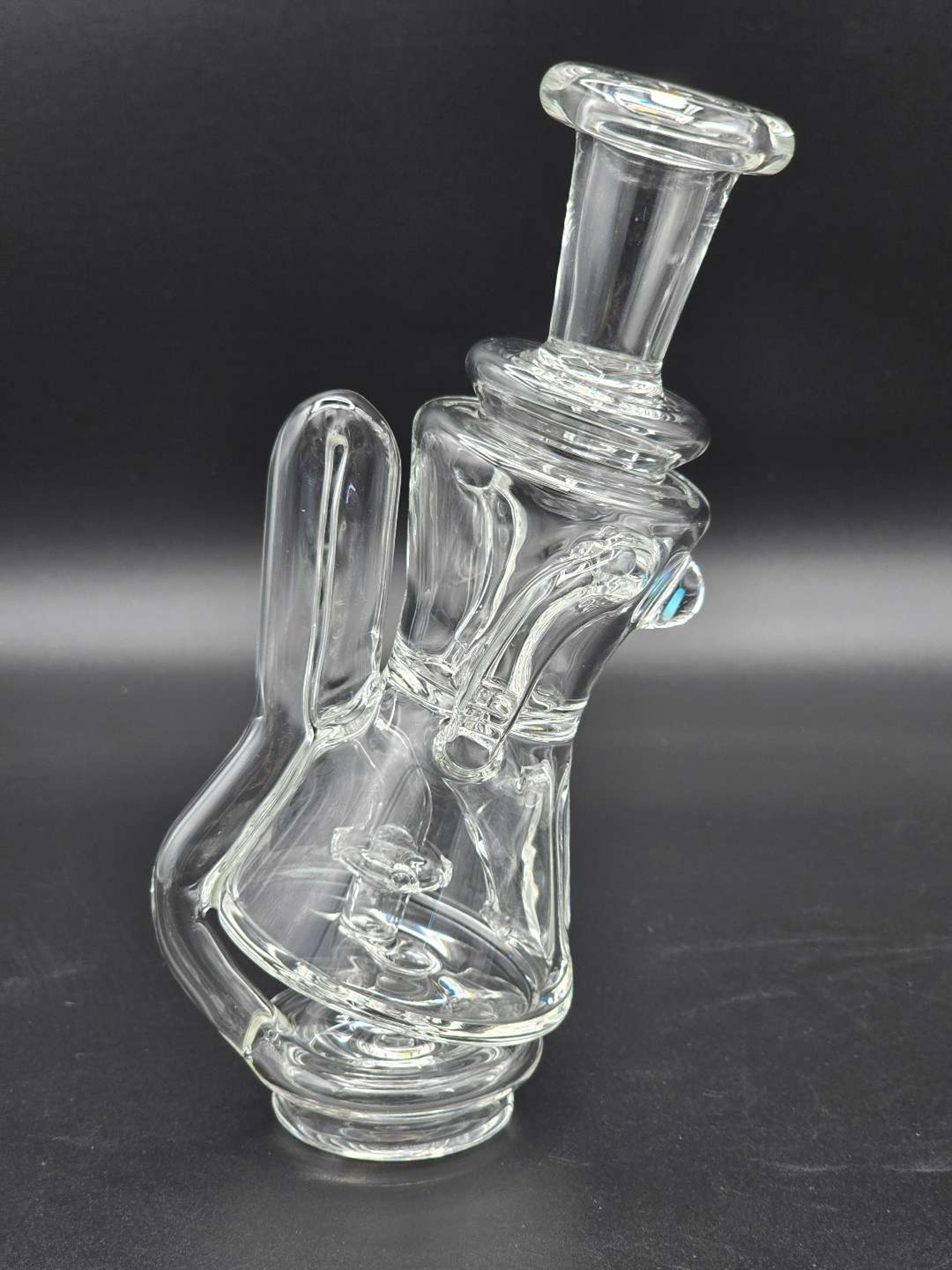 Preview pic of Roots Glass Opal Gilly Recycler Puffco Peak Attachment