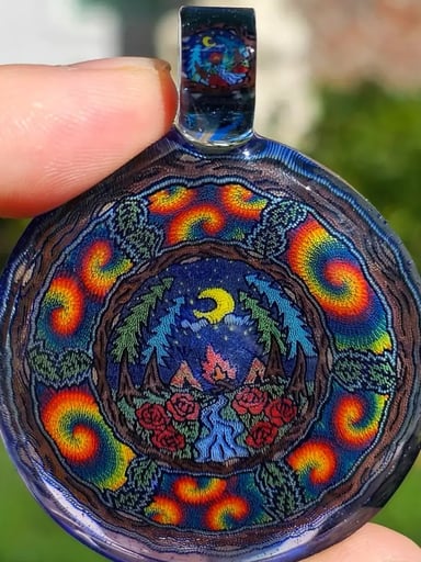 Preview pic of Rose road pendant