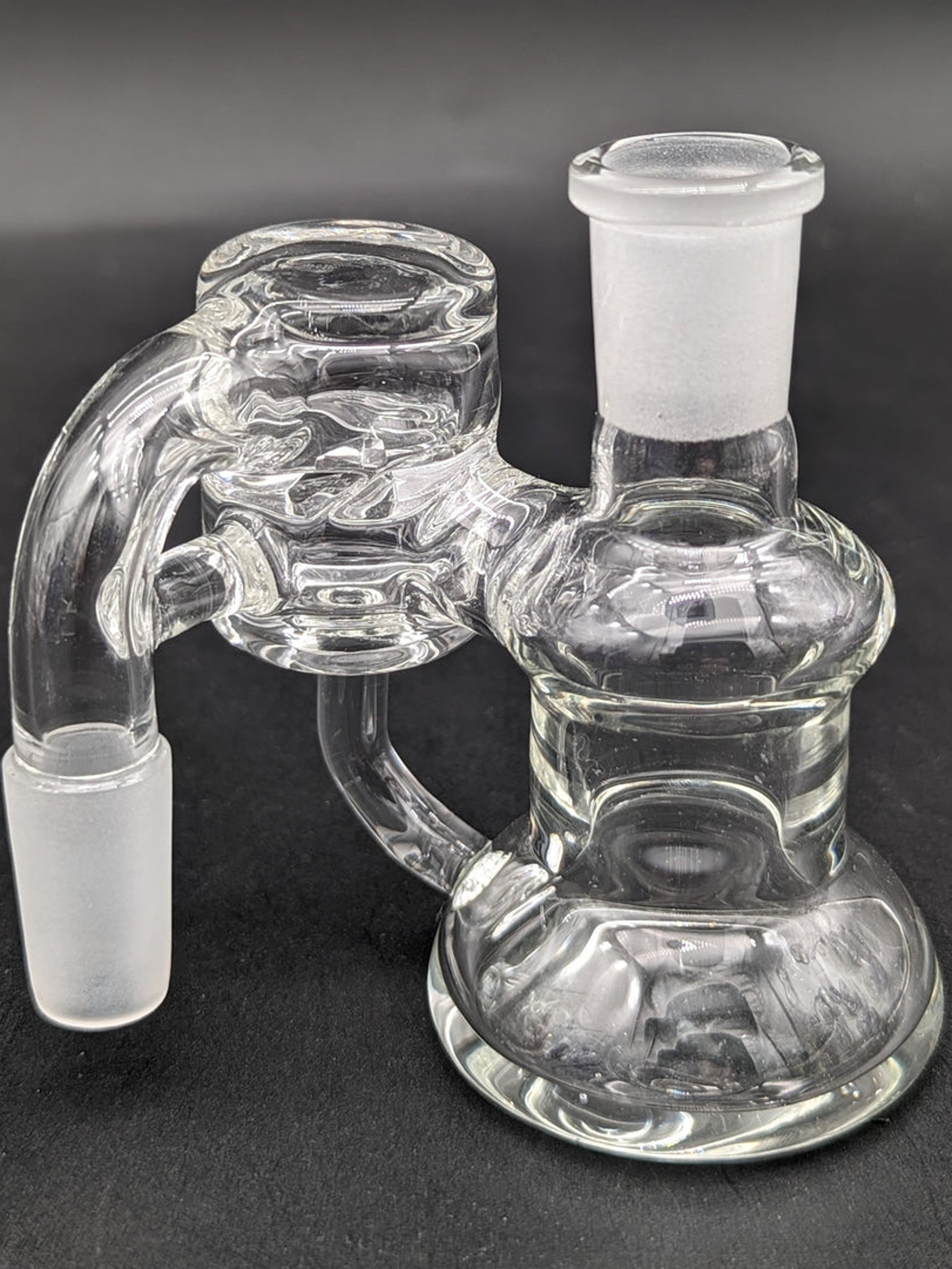 GREEK GLASS 14MM ASH CATCHER W/ SPLASH GUARD image 0