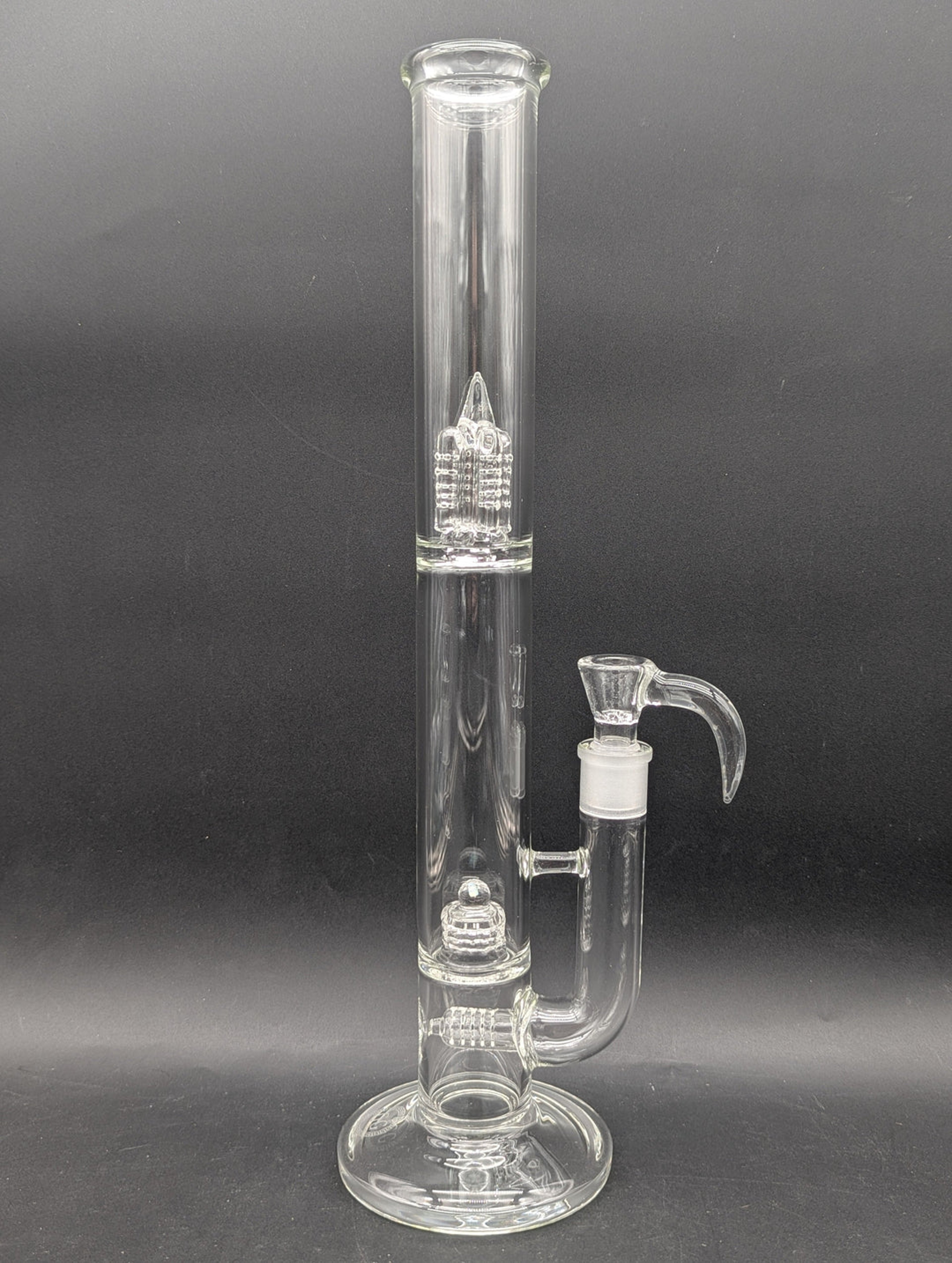 GREEK GLASS INLINE TO 360 GRID CAP TUBE W/ OPAL image 0