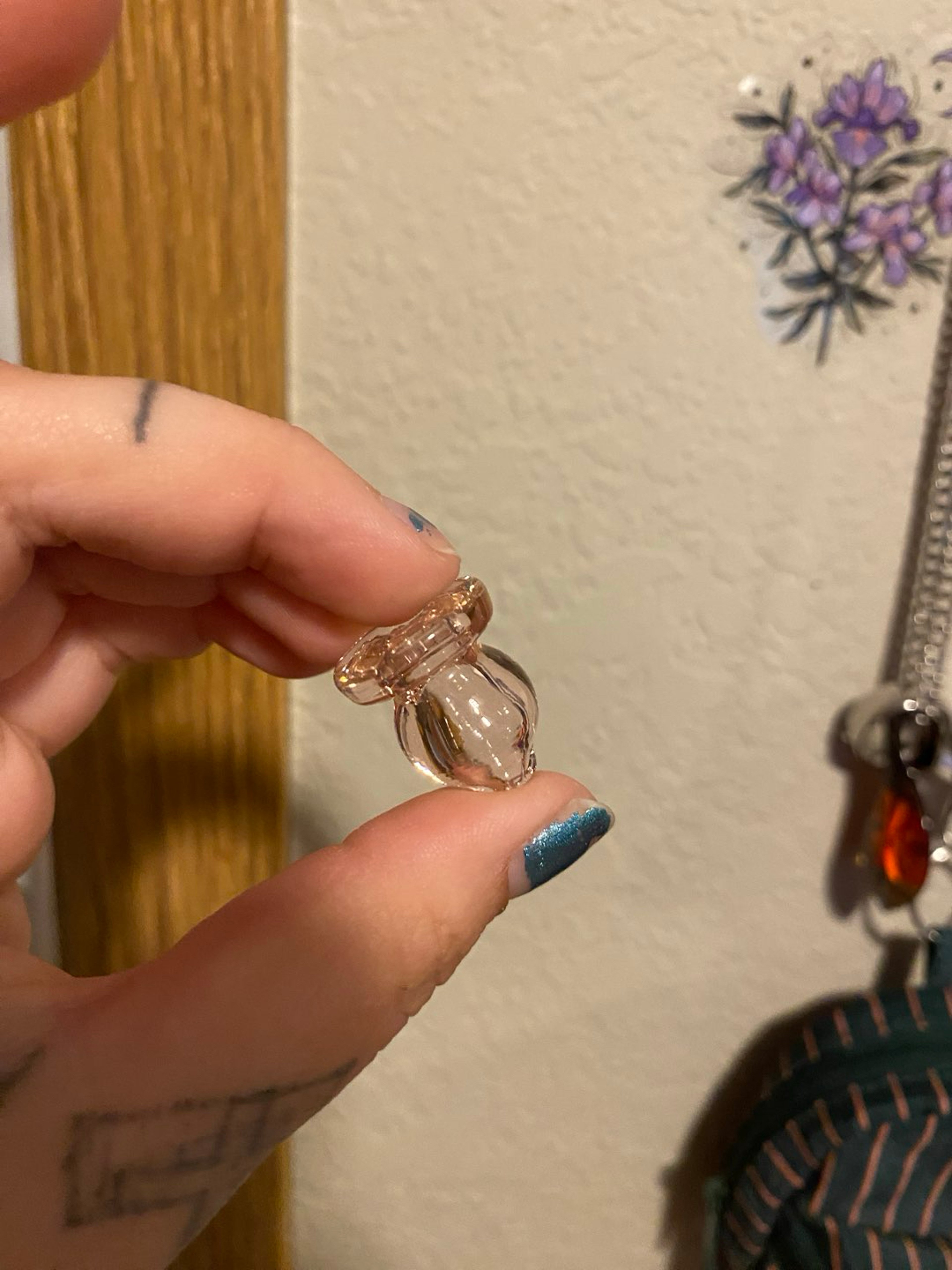 Preview pic of greek glass e rig bubble cap