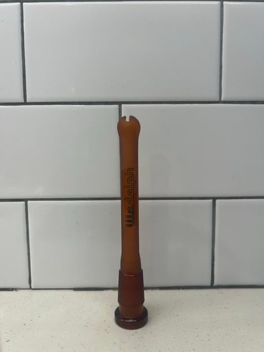 Preview pic of Illadelph Amber v2 Frosted Mini Downstem (has small check)