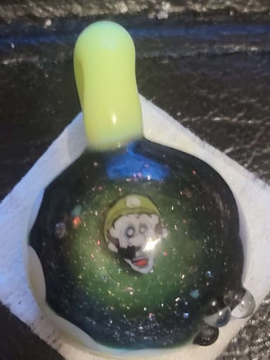 Preview pic of Luigi pendant necklass