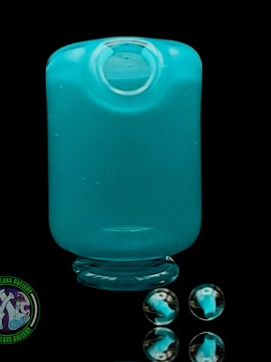 Preview pic of Kizmit Glass - Puffco Pivot Top #11 - Agua Azul