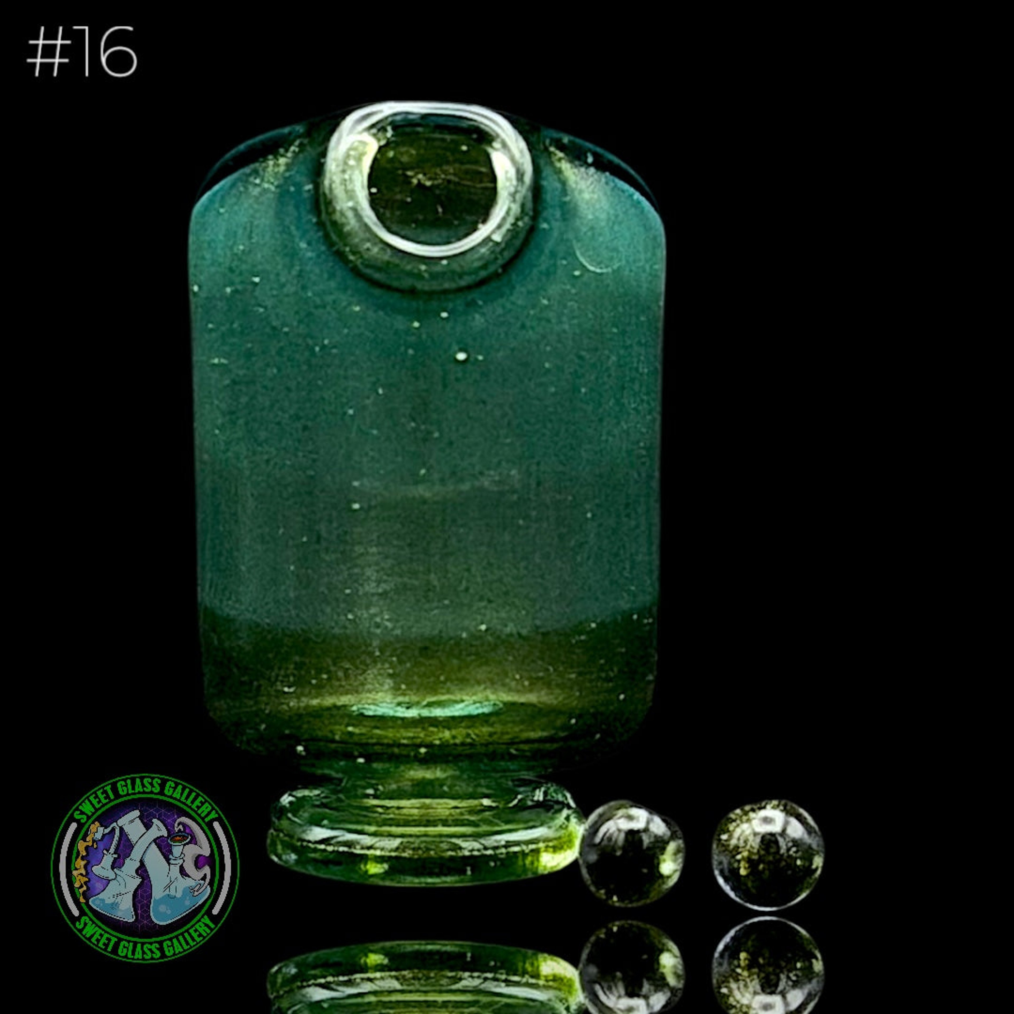 Kizmit Glass - Puffco Pivot Top #16 - Raindrop x Jackpot image 0