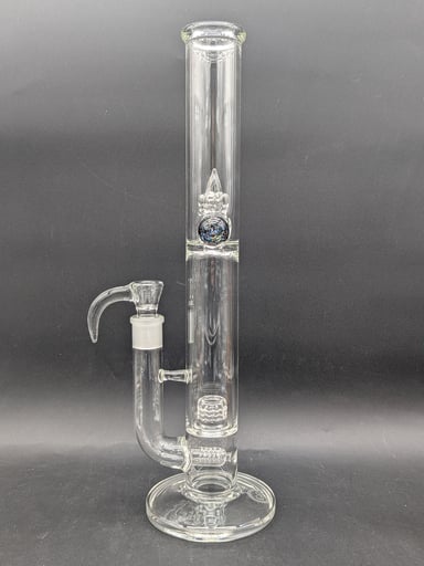 Preview pic of GREEK GLASS INLINE TO 360 GRID CAP TUBE W/ MARBLE