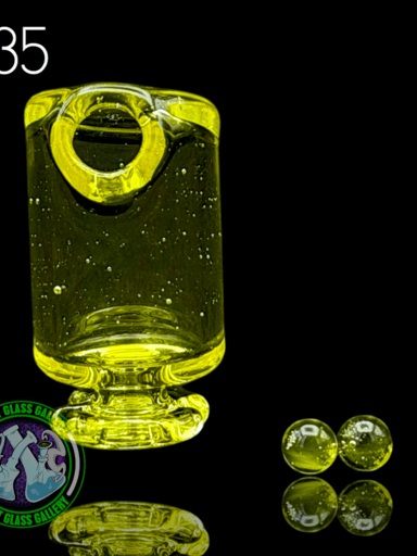Preview pic of Kizmit Glass - Puffco Pivot Top #35 - Citron