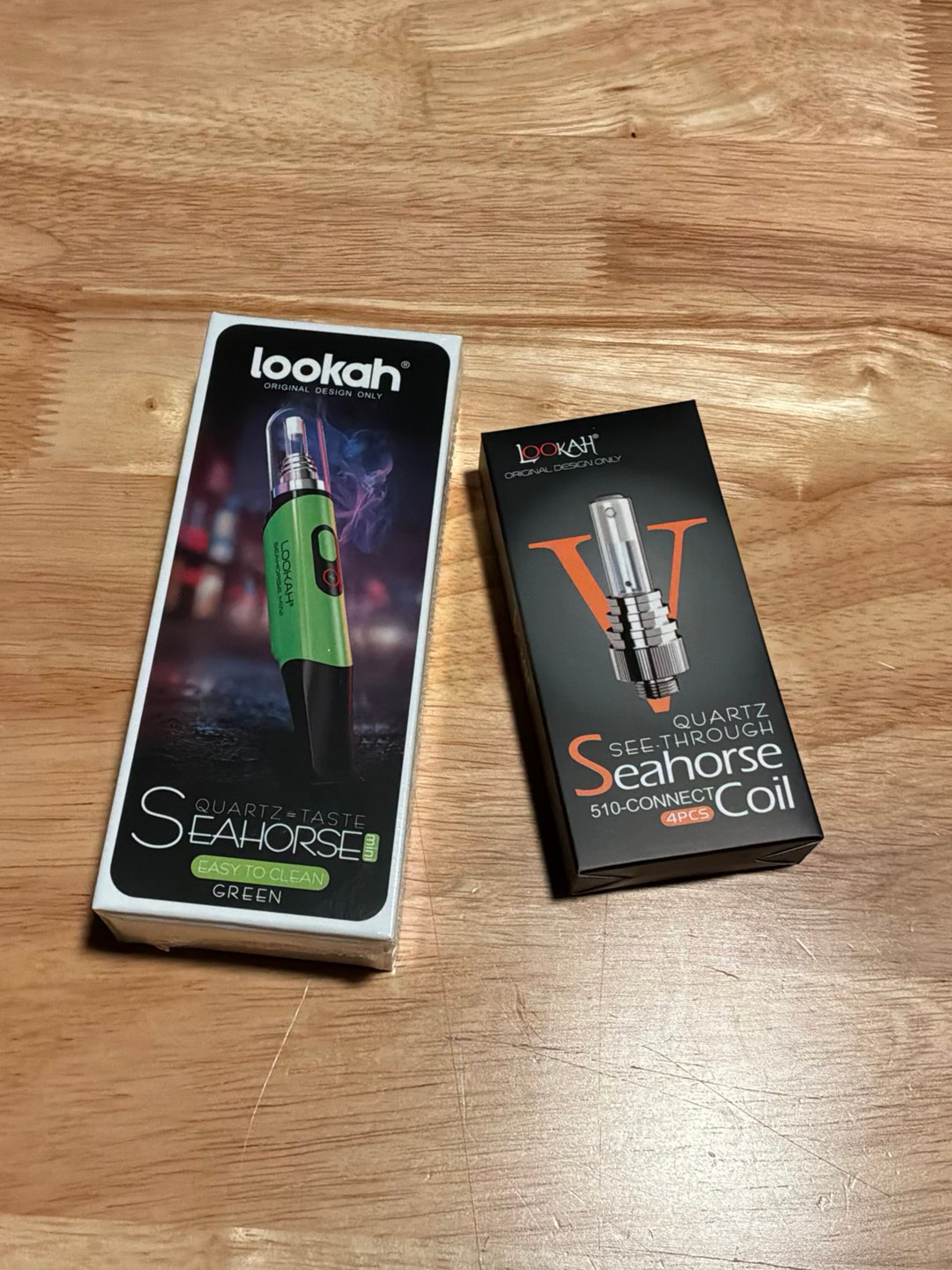 Preview pic of Green Seahorse Mini & Seahorse V-Coils